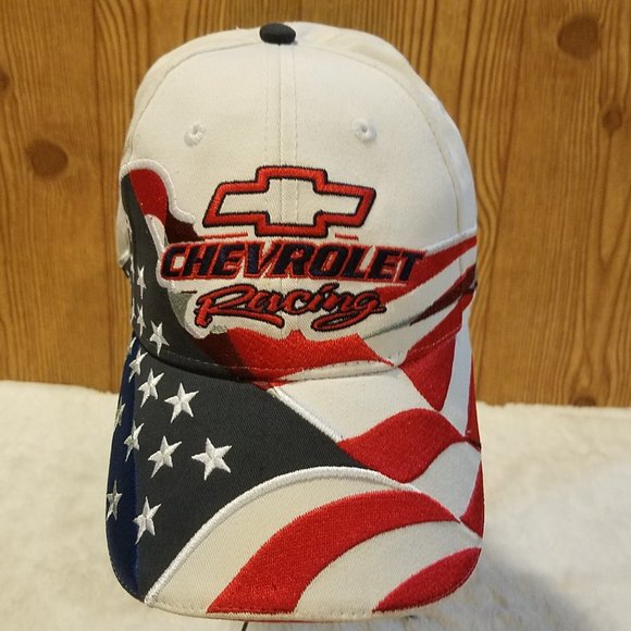 Cruisin Sports Other - Chevrolet Racing American Flag Ball Cap Hat